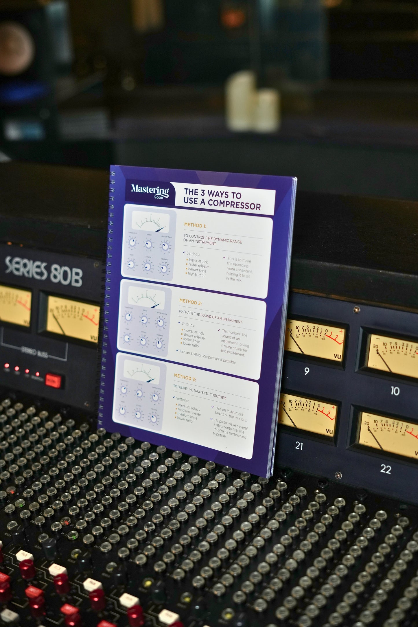 Mixing & Mastering Cheat Sheet Binder