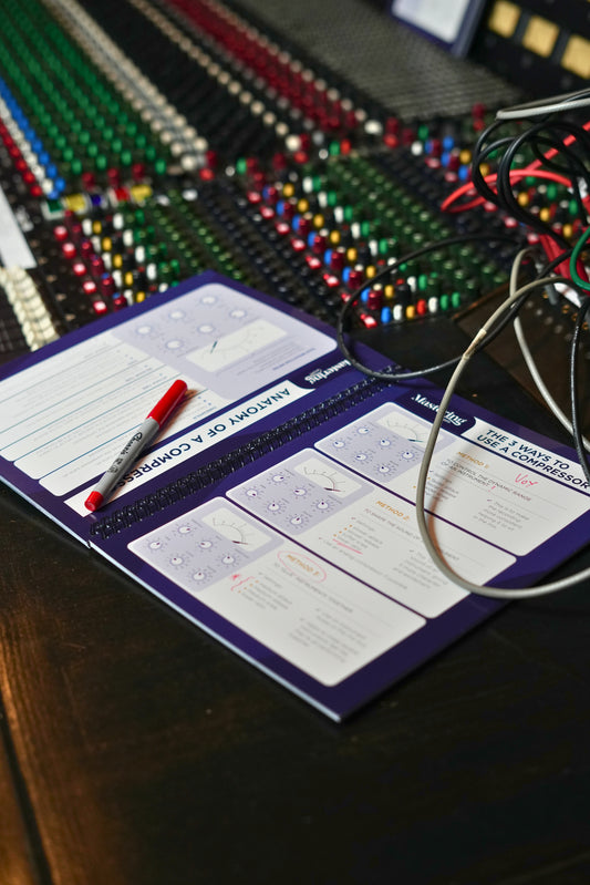 Mixing & Mastering Cheat Sheet Binder