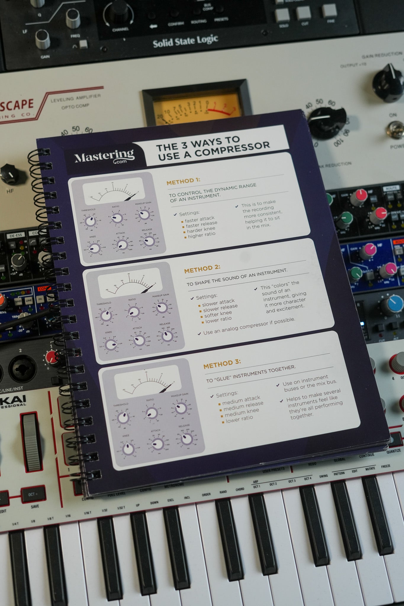 Mixing & Mastering Cheat Sheet Binder